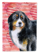 Load image into Gallery viewer, Bernese Mountain Dog Love Flag Canvas House Size BB9732CHF