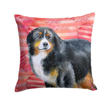 Load image into Gallery viewer, Bernese Mountain Dog Love Throw Pillow - 14x14 Decorative Pillow – Art for Your Home &amp; Patio BB9732PW1414