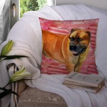 Load image into Gallery viewer, Boerboel Mastiff Love Throw Pillow - 14x14 Decorative Pillow – Art for Your Home &amp; Patio BB9733PW1414