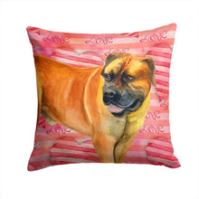 Load image into Gallery viewer, Boerboel Mastiff Love Throw Pillow - 14x14 Decorative Pillow – Art for Your Home &amp; Patio BB9733PW1414