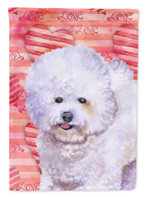 Load image into Gallery viewer, Bichon Frise Love Flag Canvas House Size BB9735CHF