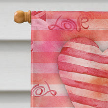 Load image into Gallery viewer, Maltese Love Flag Canvas House Size BB9738CHF