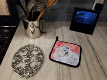 Load image into Gallery viewer, Maltese Love Pot Holders - Set of 2 - Heat-Resistant Kitchen Essentials BB9738PTHD