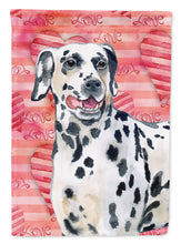 Load image into Gallery viewer, Dalmatian Love Flag Canvas House Size BB9740CHF