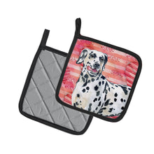 Load image into Gallery viewer, Dalmatian Love Pot Holders - Set of 2 - Heat-Resistant Kitchen Essentials BB9740PTHD