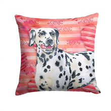 Load image into Gallery viewer, Dalmatian Love Throw Pillow - 14x14 Decorative Pillow – Art for Your Home &amp; Patio BB9740PW1414