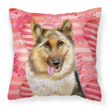 Load image into Gallery viewer, German Shepherd Love Fabric Decorative Pillow BB9741PW1818