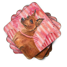 Load image into Gallery viewer, Miniature Pinscher Love Foam Coaster  BB9743FC