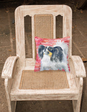 Load image into Gallery viewer, Papillon Love Fabric Decorative Pillow BB9744PW1818