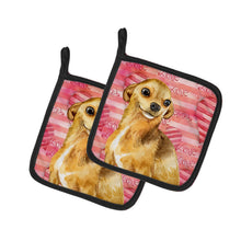 Load image into Gallery viewer, Chihuahua Love Pot Holders - Set of 2 - Heat-Resistant Kitchen Essentials BB9745PTHD