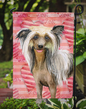 Load image into Gallery viewer, Chinese Crested Love Garden Flag - Outdoor Decorative Yard Flag BB9746GF