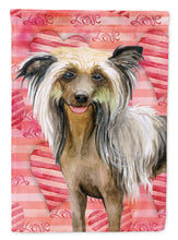 Load image into Gallery viewer, Chinese Crested Love Garden Flag - Outdoor Decorative Yard Flag BB9746GF