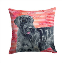 Load image into Gallery viewer, Giant Schnauzer Love Throw Pillow - 14x14 Decorative Pillow – Art for Your Home &amp; Patio BB9747PW1414