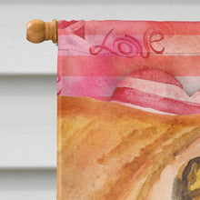 Load image into Gallery viewer, Shar Pei Love Flag Canvas House Size BB9748CHF
