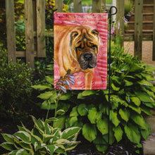 Load image into Gallery viewer, Shar Pei Love Garden Flag - Outdoor Decorative Yard Flag BB9748GF