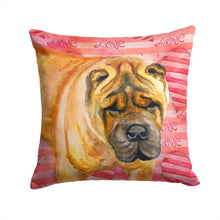 Load image into Gallery viewer, Shar Pei Love Throw Pillow - 14x14 Decorative Pillow – Art for Your Home &amp; Patio BB9748PW1414