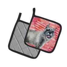 Load image into Gallery viewer, Schnauzer Love Pot Holders - Set of 2 - Heat-Resistant Kitchen Essentials BB9749PTHD