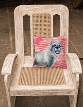 Load image into Gallery viewer, Schnauzer Love Fabric Decorative Pillow BB9749PW1818