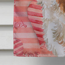 Load image into Gallery viewer, Cavalier Spaniel Love Flag Canvas House Size BB9750CHF