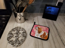 Load image into Gallery viewer, Cavalier Spaniel Love Pot Holders - Set of 2 - Heat-Resistant Kitchen Essentials BB9750PTHD