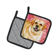 Load image into Gallery viewer, Golden Retriever Love Pot Holders - Set of 2 - Heat-Resistant Kitchen Essentials BB9751PTHD