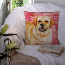Load image into Gallery viewer, Golden Retriever Love Throw Pillow - 14x14 Decorative Pillow – Art for Your Home &amp; Patio BB9751PW1414