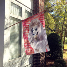 Load image into Gallery viewer, Poodle Love Flag Canvas House Size BB9752CHF
