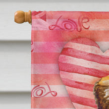 Load image into Gallery viewer, Small Brabant Griffon Love Flag Canvas House Size BB9754CHF