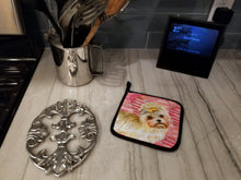 Load image into Gallery viewer, Morkie Love Pot Holders - Set of 2 - Heat-Resistant Kitchen Essentials BB9755PTHD