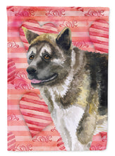 Load image into Gallery viewer, American Akita Love Flag Canvas House Size BB9756CHF