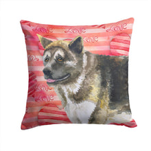 Load image into Gallery viewer, American Akita Love Throw Pillow - 14x14 Decorative Pillow – Art for Your Home &amp; Patio BB9756PW1414