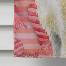 Load image into Gallery viewer, Irish Wolfhound Love Flag Canvas House Size BB9757CHF