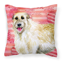 Load image into Gallery viewer, Irish Wolfhound Love Fabric Decorative Pillow BB9757PW1818
