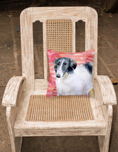 Load image into Gallery viewer, Borzoi Love Fabric Decorative Pillow BB9759PW1818