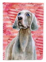 Load image into Gallery viewer, Weimaraner Love Flag Canvas House Size BB9761CHF