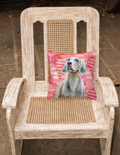 Load image into Gallery viewer, Weimaraner Love Fabric Decorative Pillow BB9761PW1818