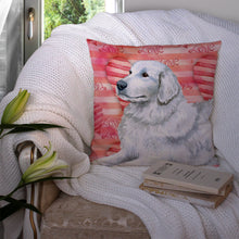 Load image into Gallery viewer, Maremma Sheepdog Love Throw Pillow - 14x14 Decorative Pillow – Art for Your Home &amp; Patio BB9762PW1414