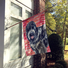 Load image into Gallery viewer, Black Russian Terrier Love Flag Canvas House Size BB9764CHF