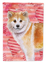 Load image into Gallery viewer, Shiba Inu Love Flag Canvas House Size BB9765CHF