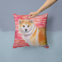 Load image into Gallery viewer, Shiba Inu Love Throw Pillow - 14x14 Decorative Pillow – Art for Your Home &amp; Patio BB9765PW1414