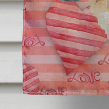 Load image into Gallery viewer, Saint Bernard Love Flag Canvas House Size BB9766CHF