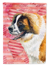 Load image into Gallery viewer, Saint Bernard Love Flag Canvas House Size BB9766CHF