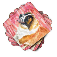 Load image into Gallery viewer, Saint Bernard Love Foam Coaster  BB9766FC