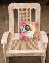 Load image into Gallery viewer, Saint Bernard Love Fabric Decorative Pillow BB9766PW1818