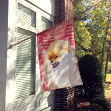 Load image into Gallery viewer, Pomeranian Love Flag Canvas House Size BB9769CHF