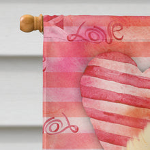 Load image into Gallery viewer, Pomeranian Love Flag Canvas House Size BB9769CHF