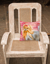 Load image into Gallery viewer, Yorkshire Terrier Love Fabric Decorative Pillow BB9772PW1818