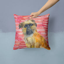 Load image into Gallery viewer, Brussels Griffon Love Throw Pillow - 14x14 Decorative Pillow – Art for Your Home &amp; Patio BB9774PW1414