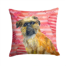 Load image into Gallery viewer, Brussels Griffon Love Throw Pillow - 14x14 Decorative Pillow – Art for Your Home &amp; Patio BB9774PW1414