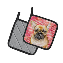 Load image into Gallery viewer, French Bulldog Love Pot Holders - Set of 2 - Heat-Resistant Kitchen Essentials BB9775PTHD